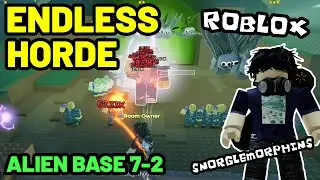 Endless Horde on Roblox | Alien Base Levels 7-2