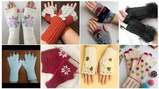Gorgeous and elegent crochet gloves design ideas❤️