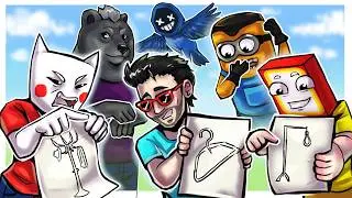 WHAT DID THEY DRAW?! HILARIOUS TELEPHONE GAME - Draw & Guess (LAUGHS)