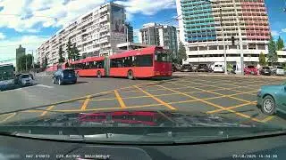 Drive on Stefan cel Mare Boulevard Through Chisinau City Center | 23/08/2025