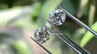 OEC Round Cut Loose Diamond Matching Pair  @ourosjewels