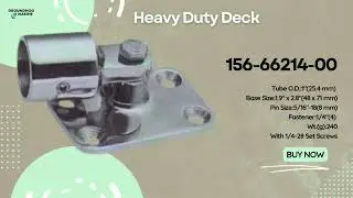 Heavy Duty Deck Hinge Plate & Top Cap Assembly 156-66214-00