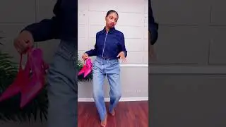 How would you style a cropped denim jacket? #howtostyle #shorts