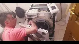 Çamaşır makinesi on panel sökülmesi ve körük lastiği değiştirmesi su kaçırması sorunu