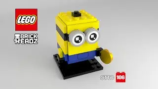 LEGO 40420 Minions OTTO Brick Headz| Minion Rise of Gru |