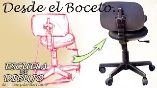 Desde el Boceto... Inauguro esta sección con el dibujo de una sencilla silla.