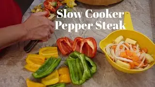 Slow Cooker Pepper Steak
