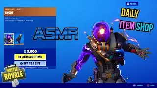 ASMR | Fortnite NEW Cyclo Skin! Daily Item Shop Update 🎮🎧 Relaxing Whispering 😴💤