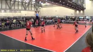 MEVBA 14Black v Michigan Volleyball Academy 14Elite