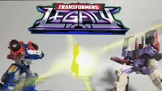 Transformers ARMADA (2002) Optimus VS Galvatron 52 version stop motion 