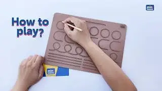 Mini Leaves: Montessori Wooden Tracing Boards for Shapes & Patterns! ✍️