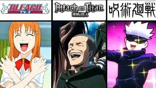 Bohahaha Laugh Bleach vs Attack On Titan vs Jujutsu Kaisen