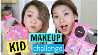 Thử Thách Dùng Đồ Makeup Trẻ Em ♡ Kid Makeup Challenge ♡ TrinhPham