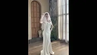 Elegant White Handmade Bow Wedding Bridal Bridal Gloves Wedding Veils 2025 Tulle