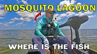 Tough Kayak Fishing Day at Mosquito Lagoon in Florida | Wind, Grass & No Bites!