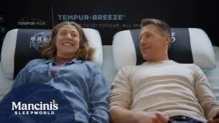 A.J. Kirsch in a Mancini's Sleep World commercial (May, 2025)
