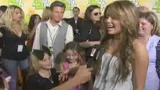 Kids Choice Awards 2009 Interview Miley Noah Emily Grace