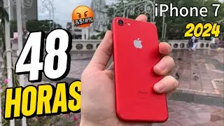 PASÉ 48 HORAS CON EL iPhone 7 EN PLENO 2024 !!!
