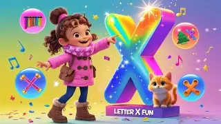 Sing-Song Stories : The Magical Letter X | Xylophone, Xmas Tree, X-ray & X-ray Fish Fun