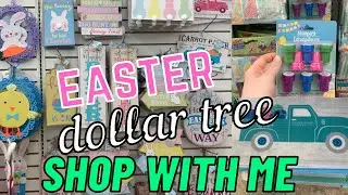 DOLLAR TREE SPRING 2021 // DOLLAR TREE SHOP WITH ME // DOLLAR TREE EASTER SHOPPING