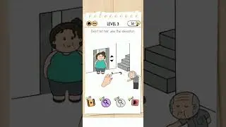 Brain test 2...Fitness with cindy... level 3 ... Don't let her use the elevator...