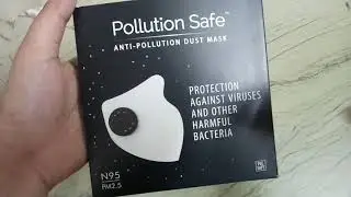 Pee Safe anti pollution dust mask | pee safe N95 PM2.5 mask Unboxing | Review