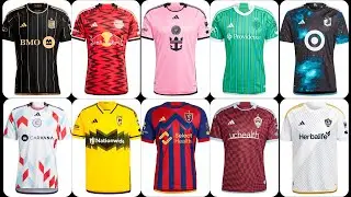 TODOS los NUEVOS JERSEYS de los 29 EQUIPOS de la MLS para la TEMPORADA 2024