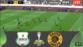 🔴ZESCO UNITED vs KAIZER CHIEFS LIVE 25/01/26 ⚽ CAF CONFEDERATION CUP 25/26 ⚽ FOOTBALL SIMULATION HD