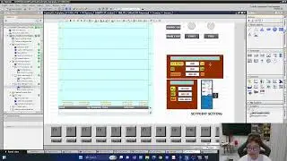 Water level controll by PID using s7-1200, simulate in HMI screen and factory io.