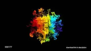 4k footage Iridescent Multicolored Rainbow Powder Shockwave Explosion Fluid Ink Particles