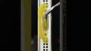 Cleaning iphone Charging Port with hot Glue, don&rsquo;t try❌ #asmr #cleaning #satisfying #waitforit