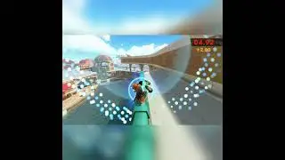 Take a shortcut to stay dry and reach the goal! [Daisy] P-Switch #shorts | Mario Kart World #dqx