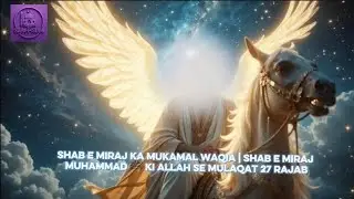 Shab e Miraj ka Mukamal Waqia | Shab e Miraj Muhammad ﷺ ki Allah se Mulaqat 27 rajab