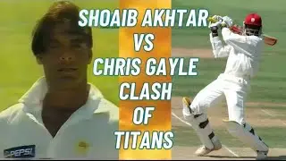 Chris Gayle vs Shoaib Akhtar | Clash of Titans | Pakistan vs West Indies Test Cricket Series 2002 |