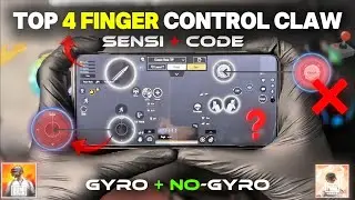 PUBG / BGMI 2025: BEST 4‑Finger Claw + PRO Sensitivity & Control Settings | Update 4.1