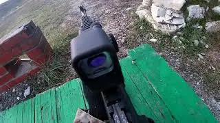 The use of AK-12 paratroopers in fire training classes