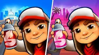 Subway Surfers Buenos Aires 🆚 Subway Surfers Miami, Subway Surfers Map Comparison