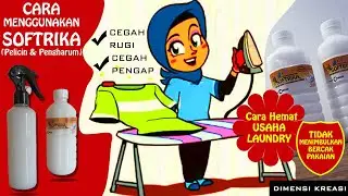 Takaran dan cara menggunakan Softrika untuk usaha laundry; Tips Hemat