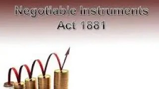 negotiation instrument 1881 #history #definition #meaning #section13 #NI ACT #shortnotes