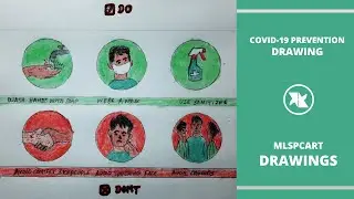 Coronavirus Prevention Awareness Poster Drawing | COVID 19 Awareness Poster Easy Drawing