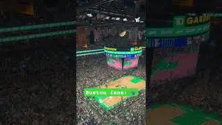 Celtics fans chanting 