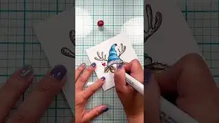 Coloring Rudolph&rsquo;s Funky Cousin in Copic Style