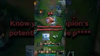 Know your champion's potential  #leagueoflegends #lolclips #outplay #lolguide #riotgames #rankedlol