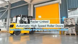 Radar-Linked Automated High-Speed Roller Door for Industrial Channel | SEPPES Door
