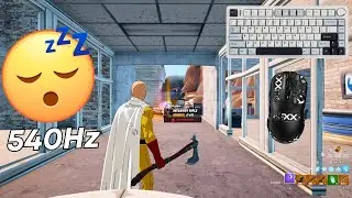 AULA F75 ASMR😴 Fortnite Tilted Zonewars Satisfying Gameplay😍 Saitama Skin