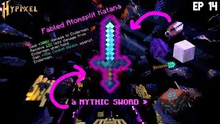 Getting the ATOMSPLIT KATANA in Hypixel Skyblock (And raffle of the century I guess) - Ironman Ep 14