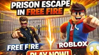 Black:Prison scape with free fire