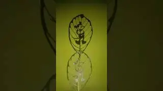 Mickey mouse leafeart#mickeymouse#leafart#trending#sanjayart#drawing#painting#art#artwork