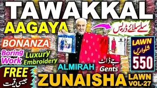 95% off on Orignal stiched Tawakal - zunaisha Lawn Almirah | Embroidered Bonanza | j. And many more🎉