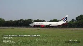 Airnesia PK-NKV Boeing 737 take off Halim Perdanakusuma Airport